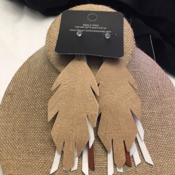 Paparazzi pierced earrings brown - Picture 2 of 6